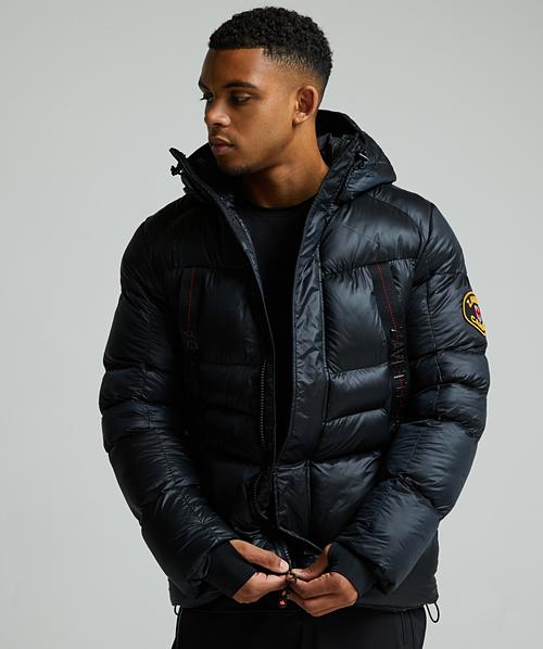 Zavetti Canada Malzini Short Puffer Jacket | Jet Black | Zavetti