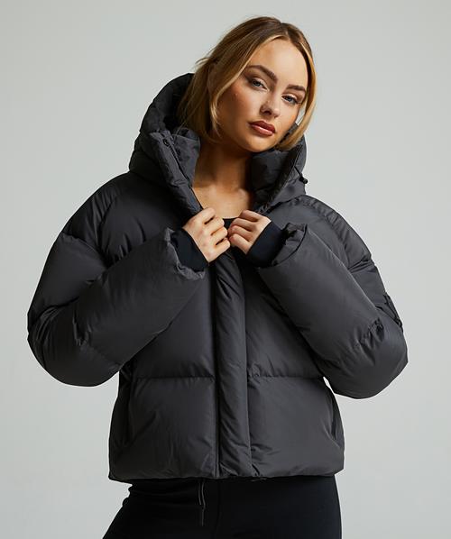 Zavetti Canada Womens Rivera Tech Short Puffer Jacket | Asphalt