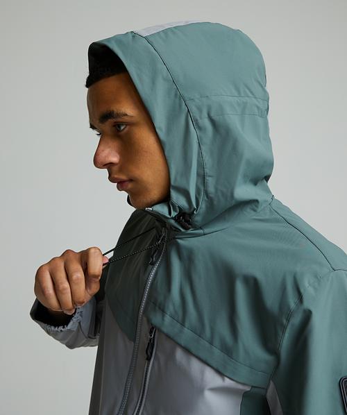 Zavetti Canada Sevillio Windbreaker Jacket | Monument / Balsam