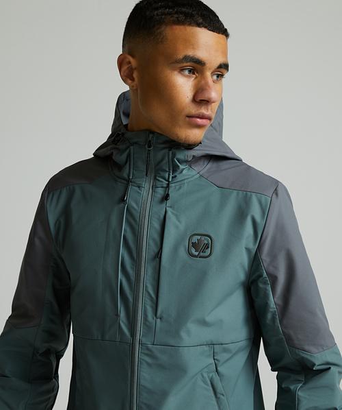 Zevelli Woven Zip Through Hoodie