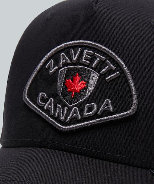 Zavetti Canada Picton Mesh Trucker Cap Jet Black Zavetti