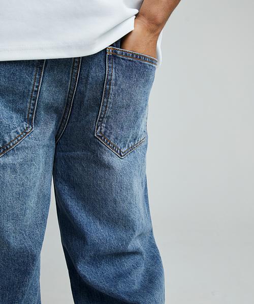 Alessandro Zavetti Monterollo Straight Denim Jean | Indigo Wash