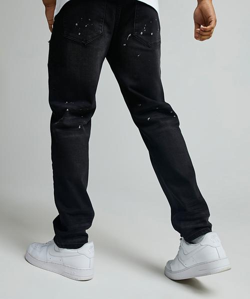 Alessandro Zavetti Apollo 006 Relaxed Slim Jean | Black Wash | Zavetti