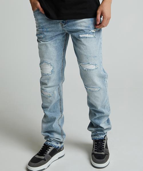 Trentoni Loose Stacked Denim Jean