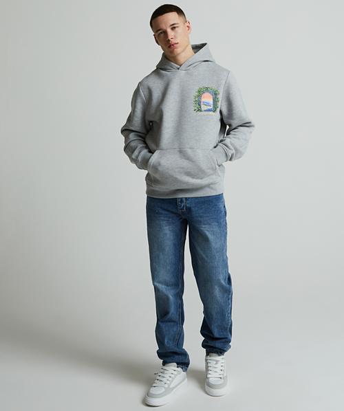 Alessandro Zavetti Ravello Overhead Hoodie | Grey Marl | Zavetti