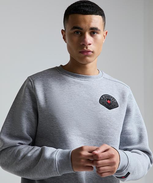 Zavetti Canada Botticini Compatto Sweatshirt | Grey Marl | Zavetti