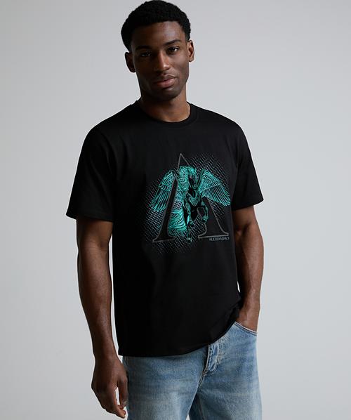 Alessandro Zavetti Candela T-Shirt | Black / Teal | Zavetti