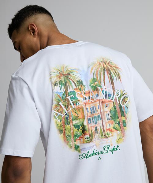 Alessandro Zavetti Paradiso T-Shirt | Optic White | Zavetti