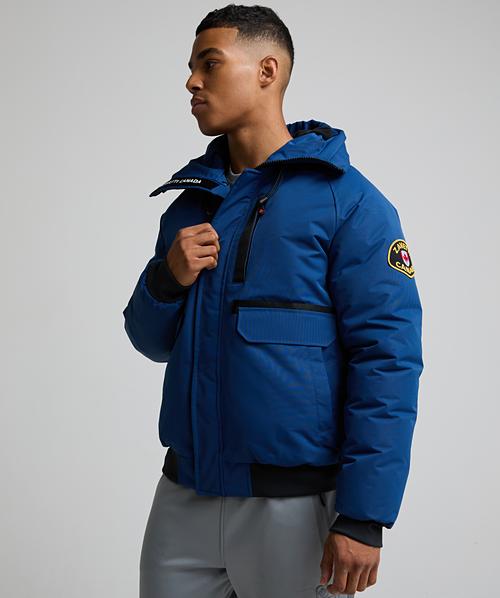 Zavetti Canada Abelli 2.0 Hooded Bomber Jacket | Heritage Indigo