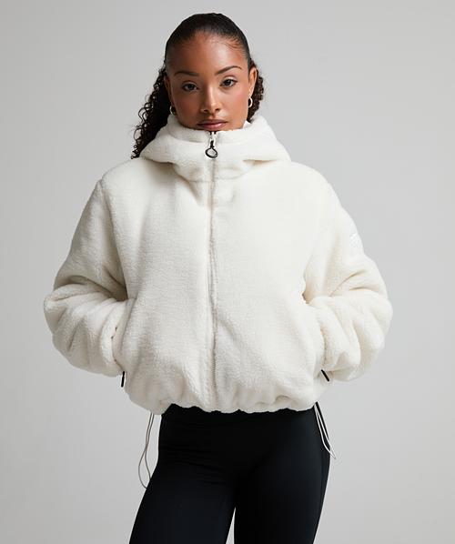 Sellata Borg Funnel Neck Reversible Jacket