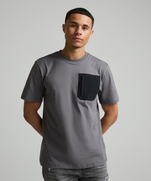 Alessandro Zavetti Rossano Pocket T-Shirt | Electric Dusk / Black