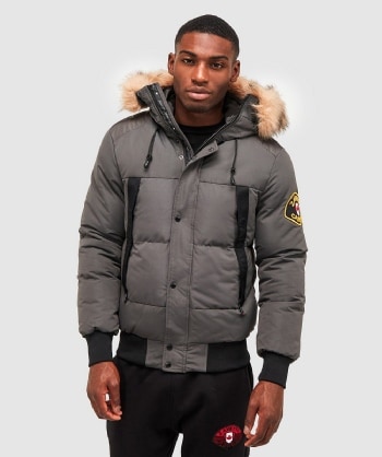 Zavetti Canada Aylmer Puffer Fur Hooded 