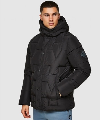 Zavetti Canada Orenza Puffer Jacket | Jet Black | Zavetti