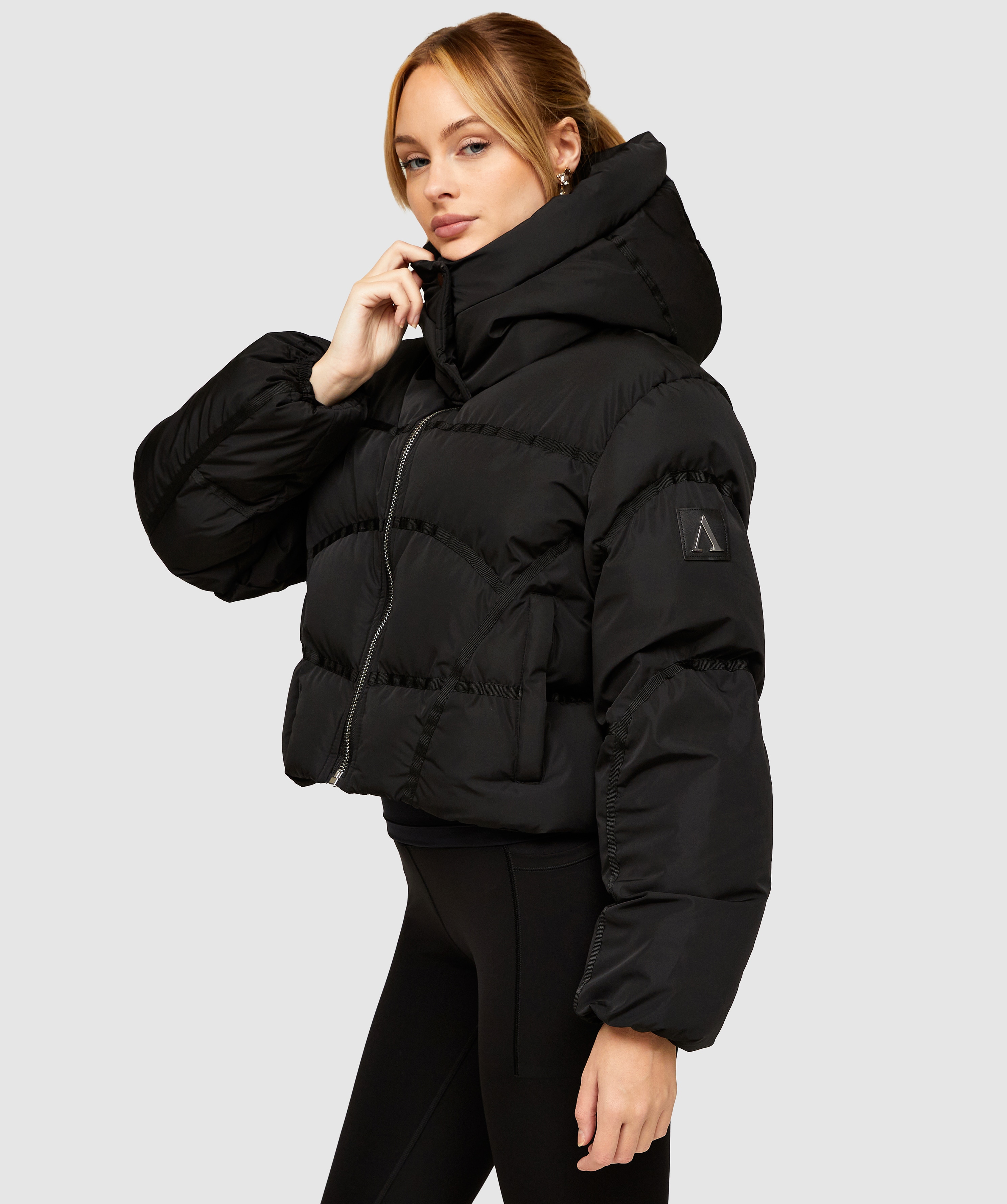 Black Next Puffer Coat Ladies Alessandro Zavetti Womens Giada